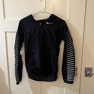 black nike windbreaker jacket